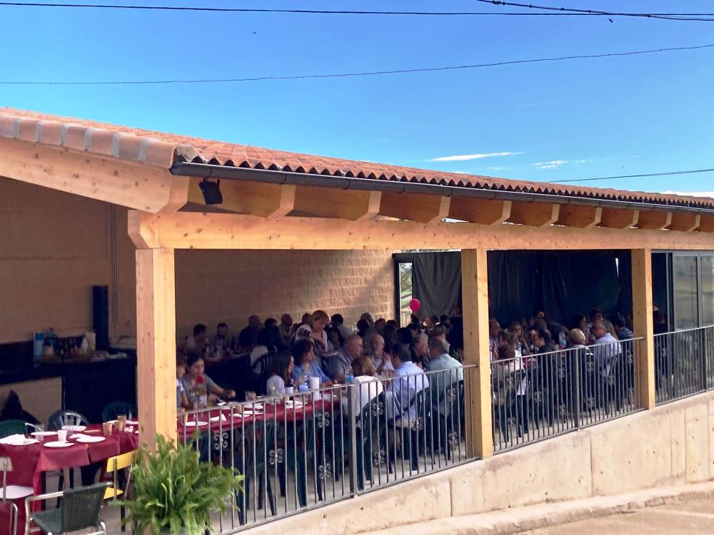 Imagen: Inauguración del merendero-barbacoa en Monesma