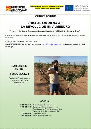 Imagen Curso Poda Aragonesa 4.0. La revolución del almendro.