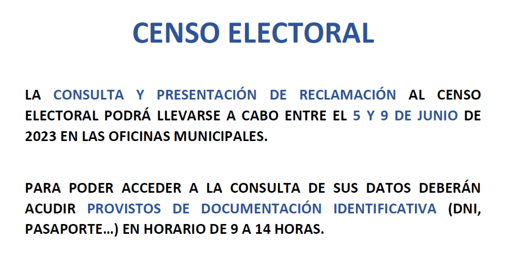 Imagen Censo Electoral. Consulta y revisión.