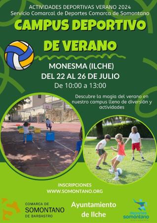 Imagen Campus deportivo de verano en Monesma