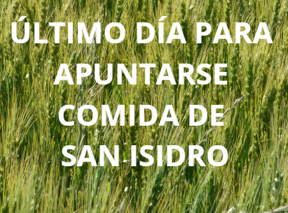 Imagen Ultimo día para apuntarse a San Isidro
