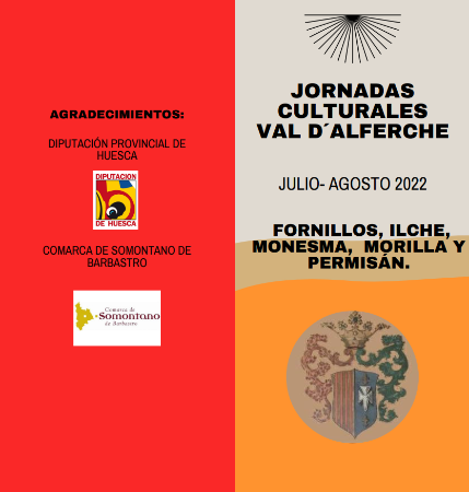 Programa completo de las Jornadas Culturales Val D'Alferche-2022